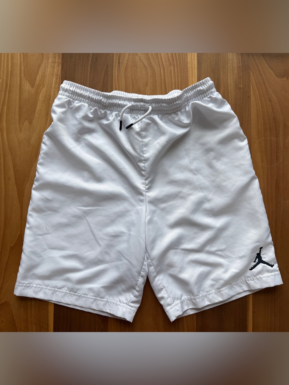 Jordan Jumpman Big Kids White Athletic Shorts with Drawstring XL 13-15 NEW